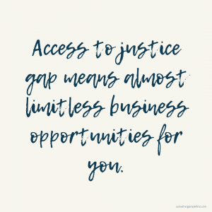 Text Access to Justice Means Opportunities - Legal Design Blog Something Simple First