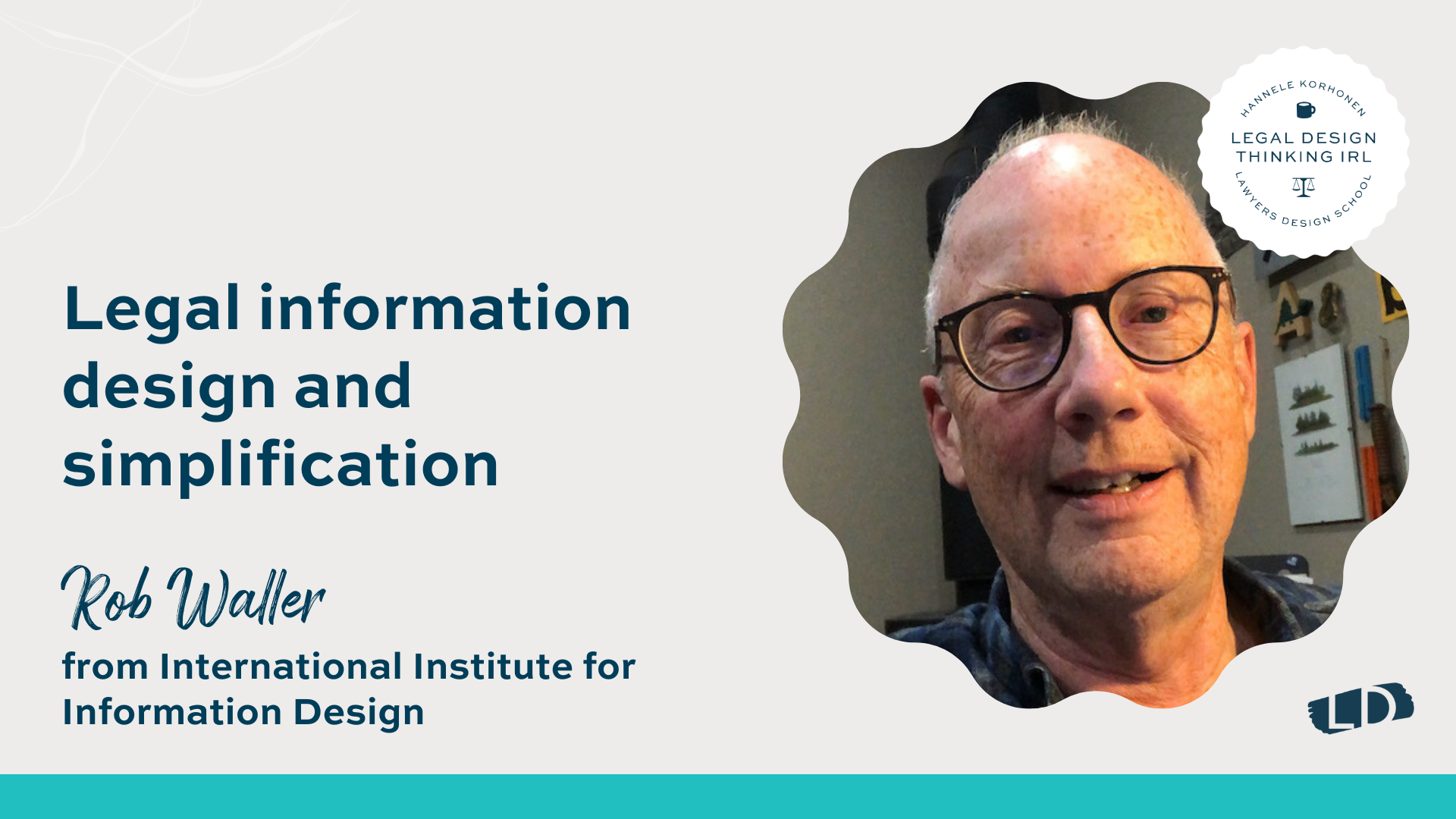 Legal information design simplification Rob Waller