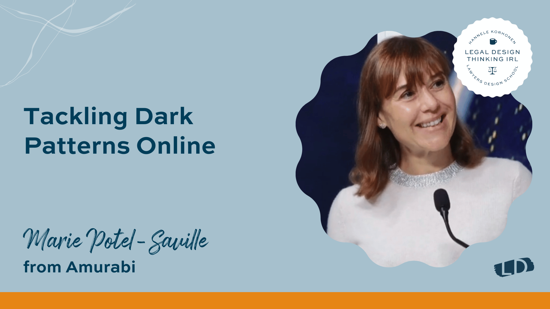 Tackling Dark Patterns Online with Legal Design - Marie Potel-Saville