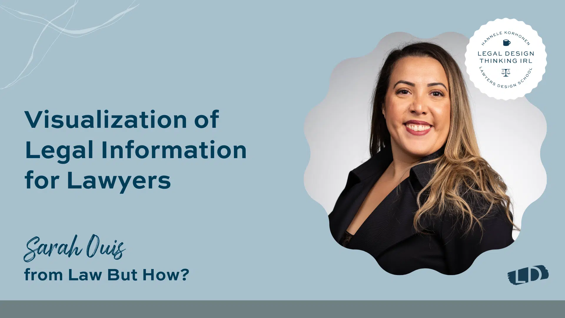 Visualization of Legal Information for Lawyers with Sarah OUIS